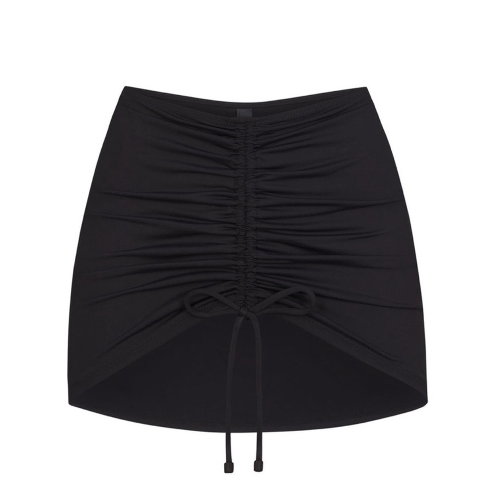 NWT SKIMS Ruched Swim Mini Skirt